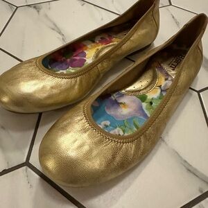 Born Shimmering Gold Women's Flats